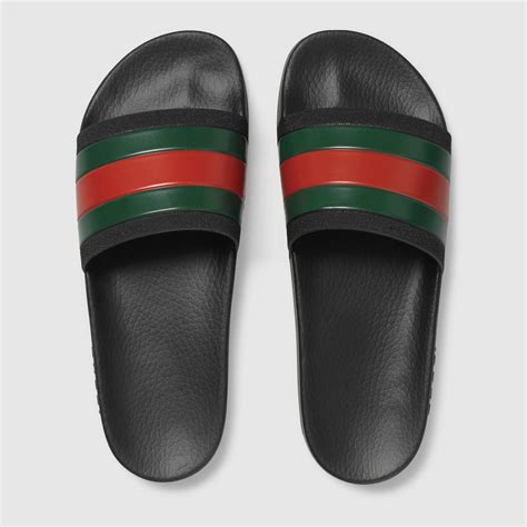 do men's gucci slides run big|Gucci inspired men's slides.